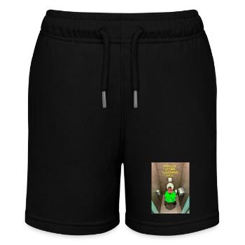 Abwarten. Lassen Sie mich darüber nachdenken. - Stanley/Stella Teenager Bio-Joggingshorts MINI BOLTER - Schwarz - Vorne