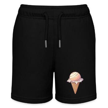Planète de glace Jupiter - Short bio MINI BOLTER Stanley/Stella Ado - noir - Devant