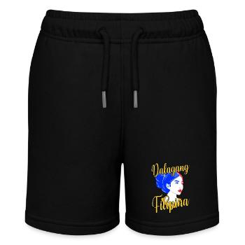 Philippinen Filipina Flagge Filipiniana I Geschenk - Stanley/Stella Teenager Bio-Joggingshorts MINI BOLTER - Schwarz - Vorne