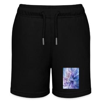 Poster ICM Flower 1 - Stanley/Stella Teenager Bio-Joggingshorts MINI BOLTER - Schwarz - Vorne