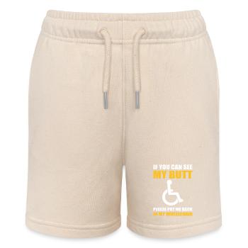 Wheelchair - Stanley/Stella MINI BOLTER Organic Teen Jogging Shorts - soft Ecru - Front