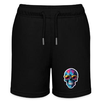 tête de mort - Short bio MINI BOLTER Stanley/Stella Ado - noir - Devant