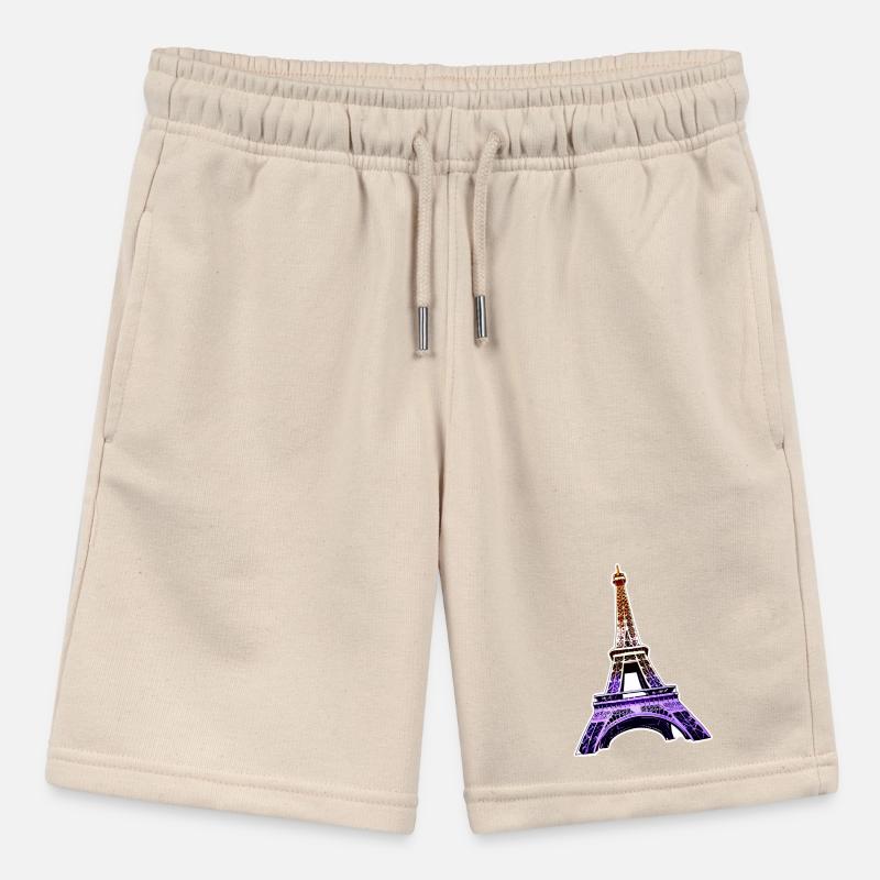 Eiffel tower #10 Stanley/Stella MINI BOLTER Organic Teen Jogging Shorts