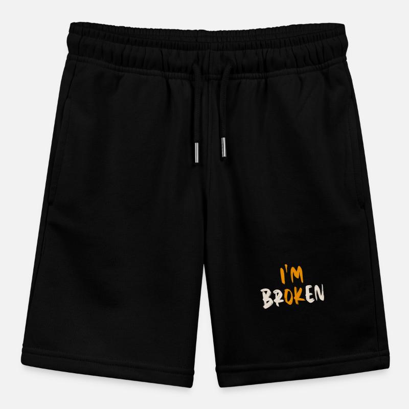Ich bin OK. Ich bin kaputt. (I'm Broken) Stanley/Stella Teenager Bio-Joggingshorts MINI BOLTER
