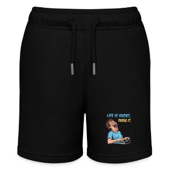 Déboguer votre vie : chemise de programmeur informatique drôle - Short bio MINI BOLTER Stanley/Stella Ado - noir - Devant