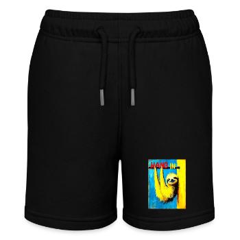 "Hang in there" by van Gogh - Stanley/Stella Teenager Bio-Joggingshorts MINI BOLTER - Schwarz - Vorne