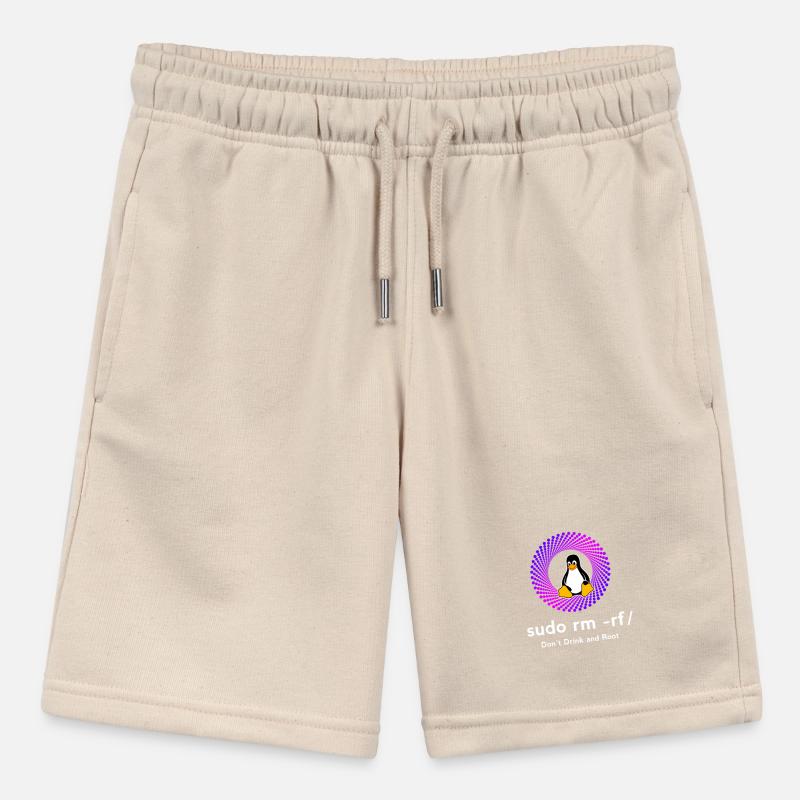 Computer Sys admin Penguin Nerd pc sudo rm -rf cod Stanley/Stella MINI BOLTER Organic Teen Jogging Shorts