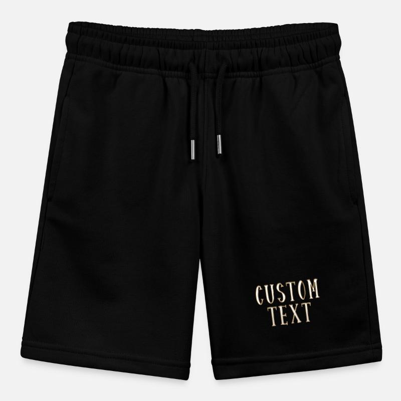 Custom text Stanley/Stella MINI BOLTER Organic Teen Jogging Shorts