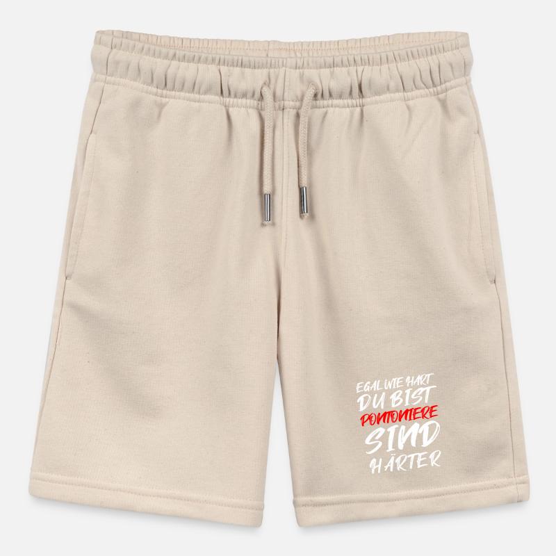 Pontonier Statement – Härter als der Rest Stanley/Stella Teenager Bio-Joggingshorts MINI BOLTER