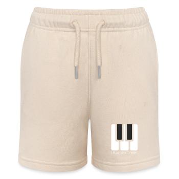 I PLAY WHAT I WANT - Stanley/Stella Teenager Bio-Joggingshorts MINI BOLTER - Natur - Vorne