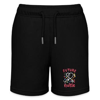 Nurse Training - Stanley/Stella MINI BOLTER Organic Teen Jogging Shorts - black - Front
