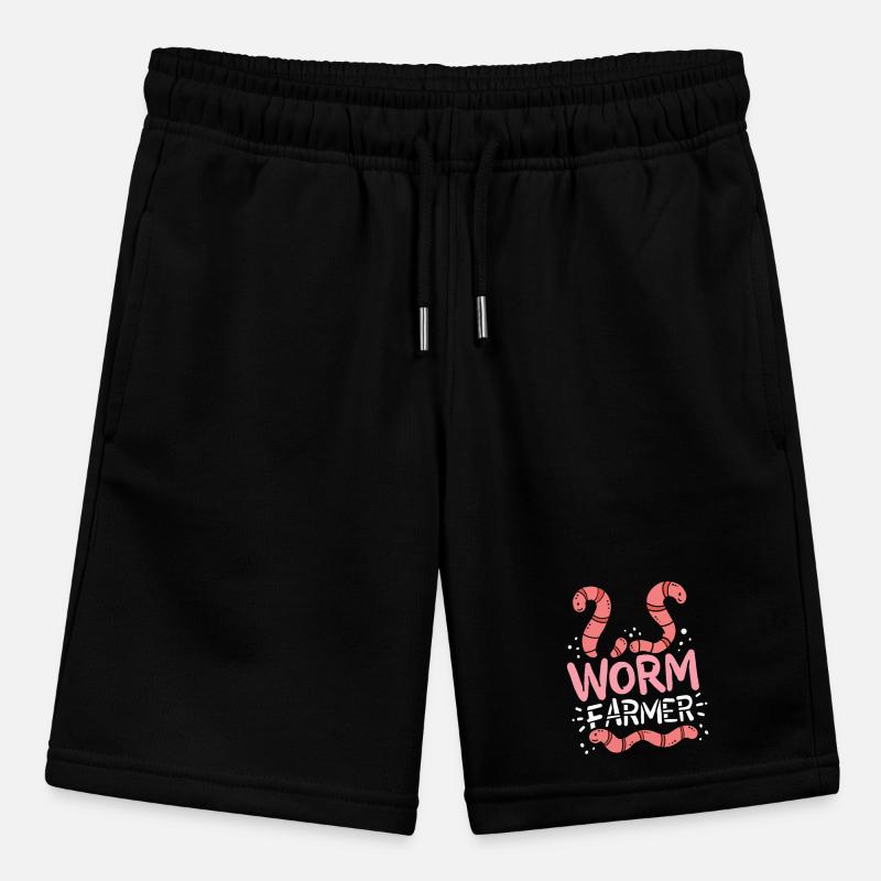 Worm maker worms Stanley/Stella MINI BOLTER Organic Teen Jogging Shorts