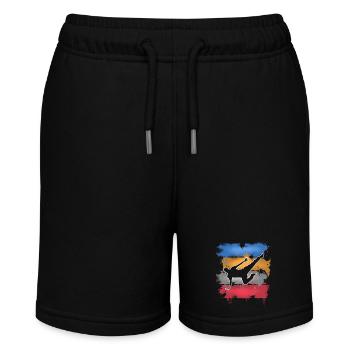 Breakdancing - Stanley/Stella MINI BOLTER Organic Teen Jogging Shorts - black - Front