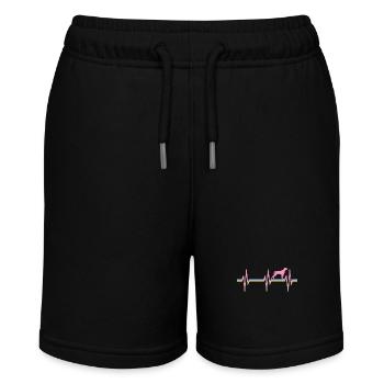 Weimaraner Weimaraner Besitzer - Stanley/Stella Teenager Bio-Joggingshorts MINI BOLTER - Schwarz - Vorne