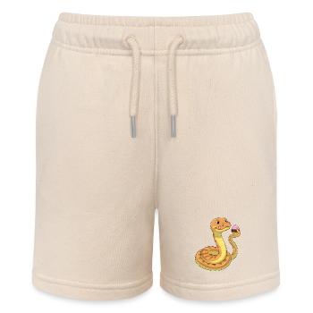 Snake Muffin - Stanley/Stella MINI BOLTER Organic Teen Jogging Shorts - soft Ecru - Front