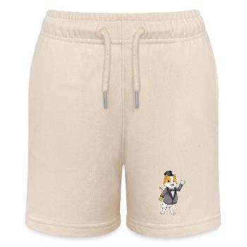 Katze Bräutigam Sakko Hochzeit - Stanley/Stella Teenager Bio-Joggingshorts MINI BOLTER - Natur - Vorne