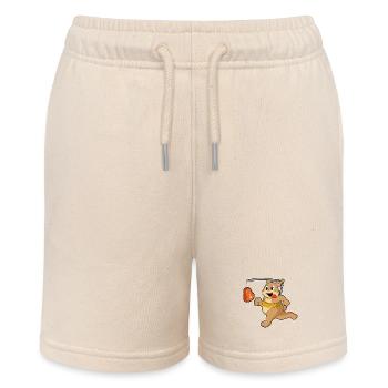 Bär Fleisch - Stanley/Stella Teenager Bio-Joggingshorts MINI BOLTER - Natur - Vorne