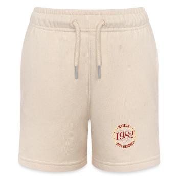 Made in 1982 - Stanley/Stella MINI BOLTER Organic Teen Jogging Shorts - soft Ecru - Front