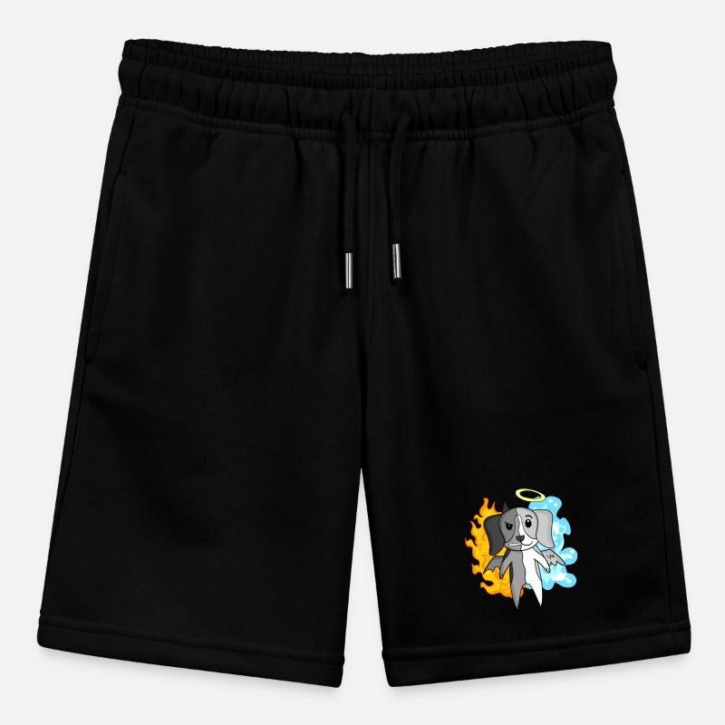 Dog Beagle - Angel and Devil Stanley/Stella MINI BOLTER Organic Teen Jogging Shorts
