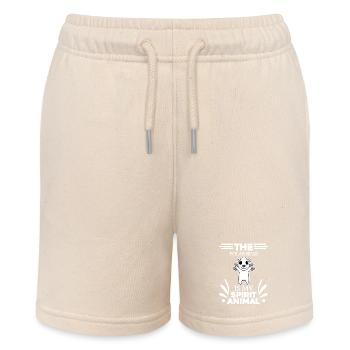 Eisbär Polarbär Bär - Stanley/Stella Teenager Bio-Joggingshorts MINI BOLTER - Natur - Vorne