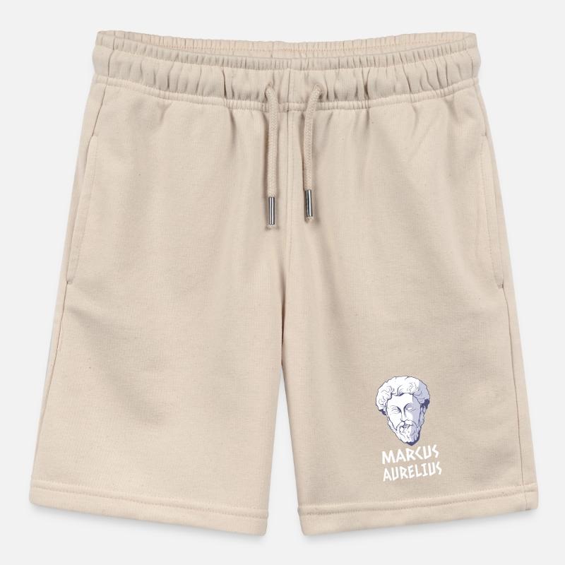Marcus Aurelius Marcus Aurelius Roman Emperor Stanley/Stella MINI BOLTER Organic Teen Jogging Shorts