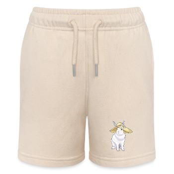 Hase Gänseblümchen - Stanley/Stella Teenager Bio-Joggingshorts MINI BOLTER - Natur - Vorne