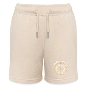 IT Support Glücksrad Service Desk IT Helpdesk Nerd - Stanley/Stella Teenager Bio-Joggingshorts MINI BOLTER - Natur - Vorne