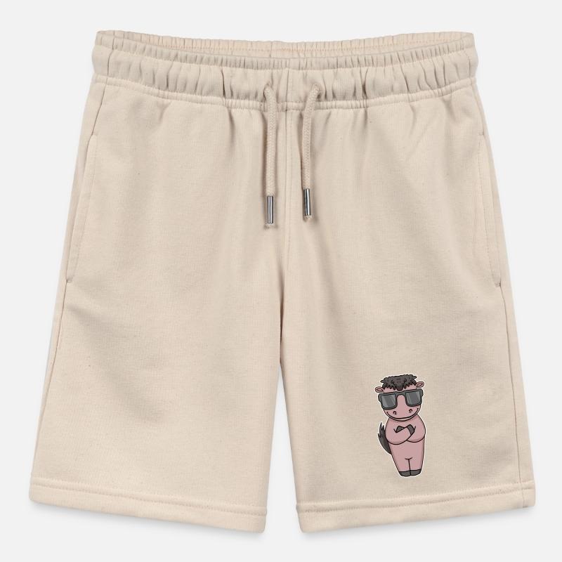 Pferd mit Sonnenbrille Stanley/Stella Teenager Bio-Joggingshorts MINI BOLTER