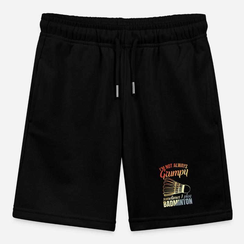 Grumpy badminton player Stanley/Stella MINI BOLTER Organic Teen Jogging Shorts