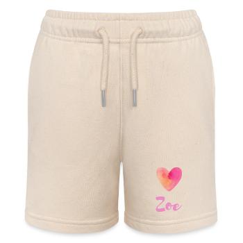 Chemise Zoe Pink Heart Sweet Girl Name - Short bio MINI BOLTER Stanley/Stella Ado - écru doux - Devant
