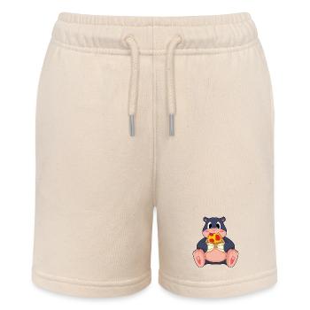 Mole Pizza - Stanley/Stella MINI BOLTER Organic Teen Jogging Shorts - soft Ecru - Front