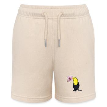 Tukan Lilie  - Stanley/Stella Teenager Bio-Joggingshorts MINI BOLTER - Natur - Vorne