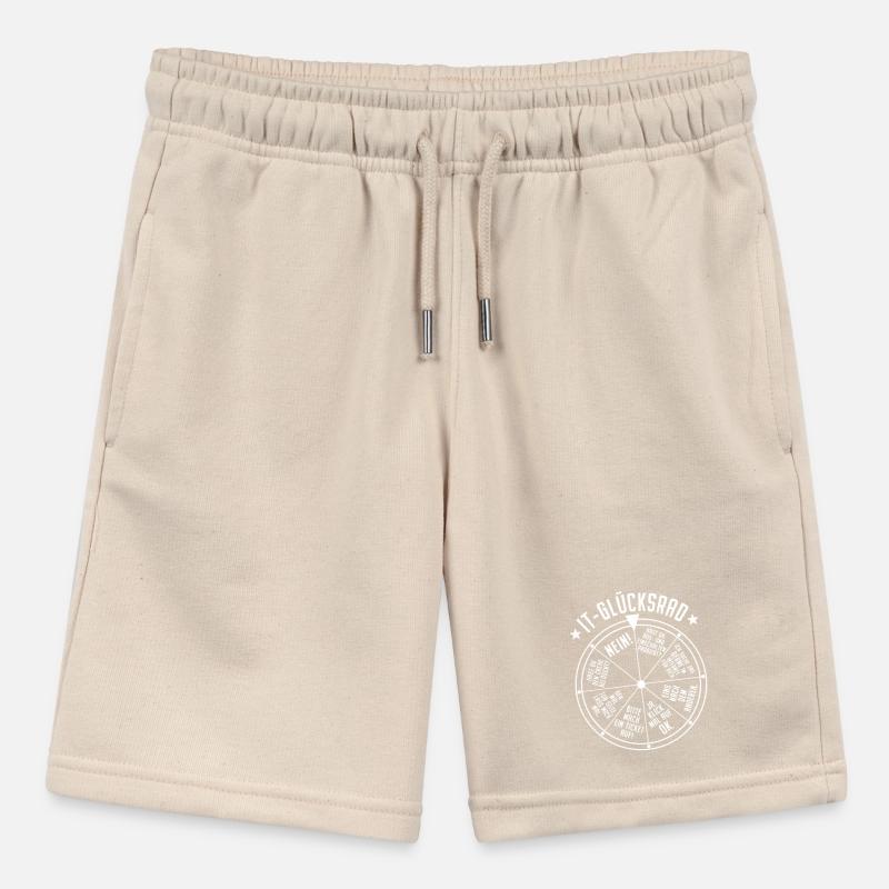 IT Support Glücksrad Service Desk IT Helpdesk Nerd Stanley/Stella Teenager Bio-Joggingshorts MINI BOLTER