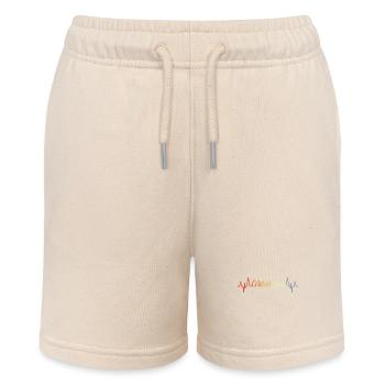 Cricket Love Heart Palpitations - Stanley/Stella MINI BOLTER Organic Teen Jogging Shorts - soft Ecru - Front