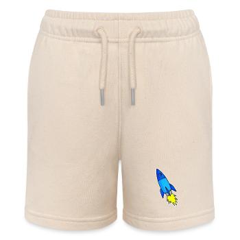Blue Rocket - Stanley/Stella MINI BOLTER Organic Teen Jogging Shorts - soft Ecru - Front