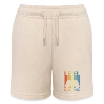 Level 3 Freigeschaltetes Hemd Videospieler 3. Geburtstag - Stanley/Stella Teenager Bio-Joggingshorts MINI BOLTER - Natur - Vorne