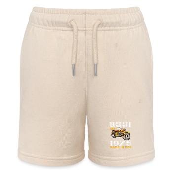 DDR Ossi Ostdeutschland 1975 Geburtstag Spruch - Stanley/Stella Teenager Bio-Joggingshorts MINI BOLTER - Natur - Vorne