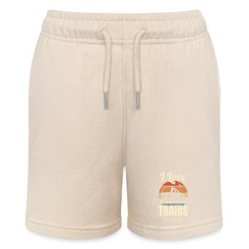 Railroad Love - Stanley/Stella MINI BOLTER Organic Teen Jogging Shorts - soft Ecru - Front