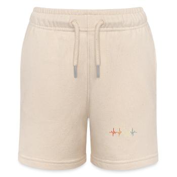 Metzger Hackbeil Pulsschlag - Stanley/Stella Teenager Bio-Joggingshorts MINI BOLTER - Natur - Vorne