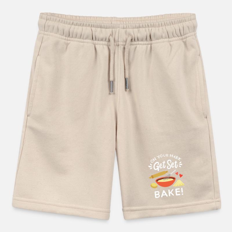 Backen Bäcker Hobbybäcker Stanley/Stella Teenager Bio-Joggingshorts MINI BOLTER