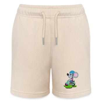 Maus Motorroller - Stanley/Stella Teenager Bio-Joggingshorts MINI BOLTER - Natur - Vorne