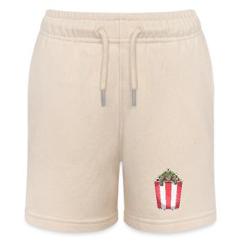 Turtle Popcorn - Stanley/Stella MINI BOLTER Organic Teen Jogging Shorts - soft Ecru - Front