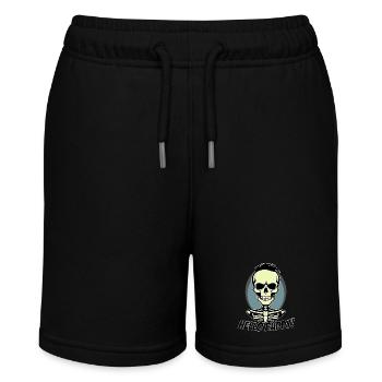 Hello Buddy - Stanley/Stella Teenager Bio-Joggingshorts MINI BOLTER - Schwarz - Vorne