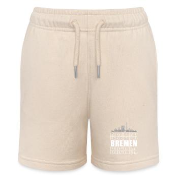Brême Hanséatique Ville Silhouette Horizon - Short bio MINI BOLTER Stanley/Stella Ado - écru doux - Devant