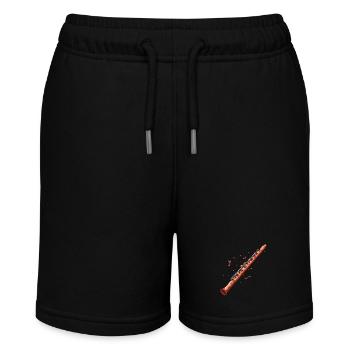 Flûte graphique - Short bio MINI BOLTER Stanley/Stella Ado - noir - Devant