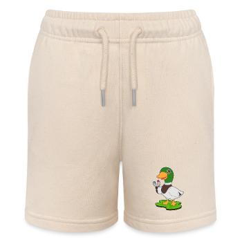 Ente Magnet - Stanley/Stella Teenager Bio-Joggingshorts MINI BOLTER - Natur - Vorne