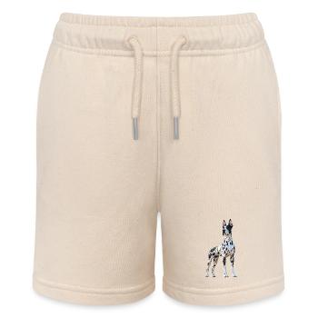 Great Dane Hatz Male Saupacker Great Dane - Stanley/Stella MINI BOLTER Organic Teen Jogging Shorts - soft Ecru - Front