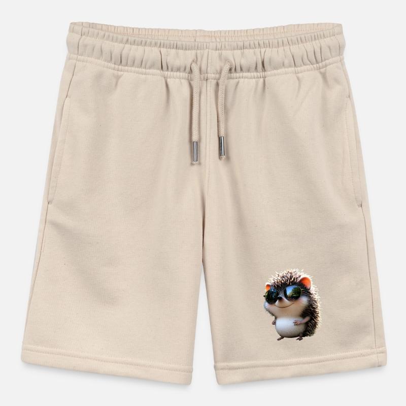 Igel Weißbauchigel Stacheligel Liebe Süßer Igel Stanley/Stella Teenager Bio-Joggingshorts MINI BOLTER