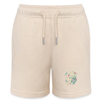 Fischen Cartoon Stil - Stanley/Stella Teenager Bio-Joggingshorts MINI BOLTER - Natur - Vorne