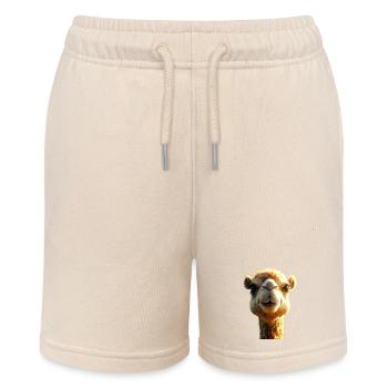 Chameau Dromadaire Camel de Bactriane Cadeau Chameaux - Short bio MINI BOLTER Stanley/Stella Ado - écru doux - Devant